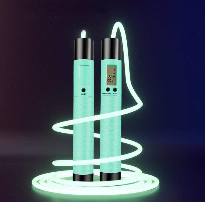 Smart Jump Rope Digital Counter - デジタルカウンター縄跳び縄跳びジムフィットネス屋外縄跳びスマート LCD スクリーンカウントスピード縄跳びカウンター