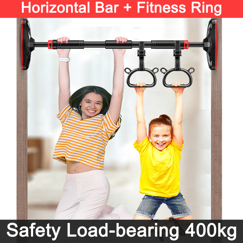 Door Pull Up Bar No Screw - 140-180cm調節可能なドア枠懸垂バー、チンニングバー、上半身トレーニング、ネジ不要の設置、ホームジムエクササイズフィットネス用
