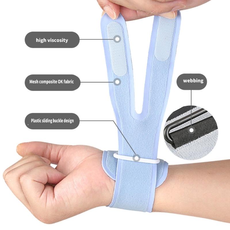 Wrist Wraps Weightlifting Support - 652F リストサポートラップと調節可能なストラップ軽量通気性リストブレースバスケットボールバドミントン重量挙げ