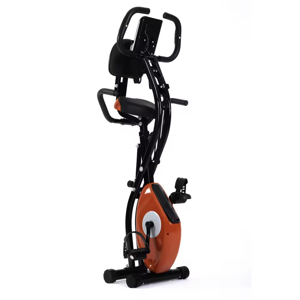 Exercise Bike Magnetic Resistance - 室内折りたたみ式磁気抵抗スチール製エクササイズバイク 大型 最大耐荷重