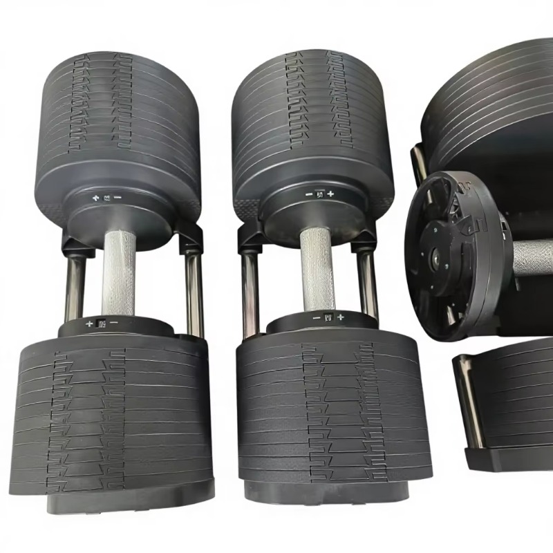 Adjustable Dumbbell Pair 40Kg - 調整可能なプレートロードダンベルセット 50kg 2kg刻み 鋳鉄製 ホームジム 筋力トレーニング
