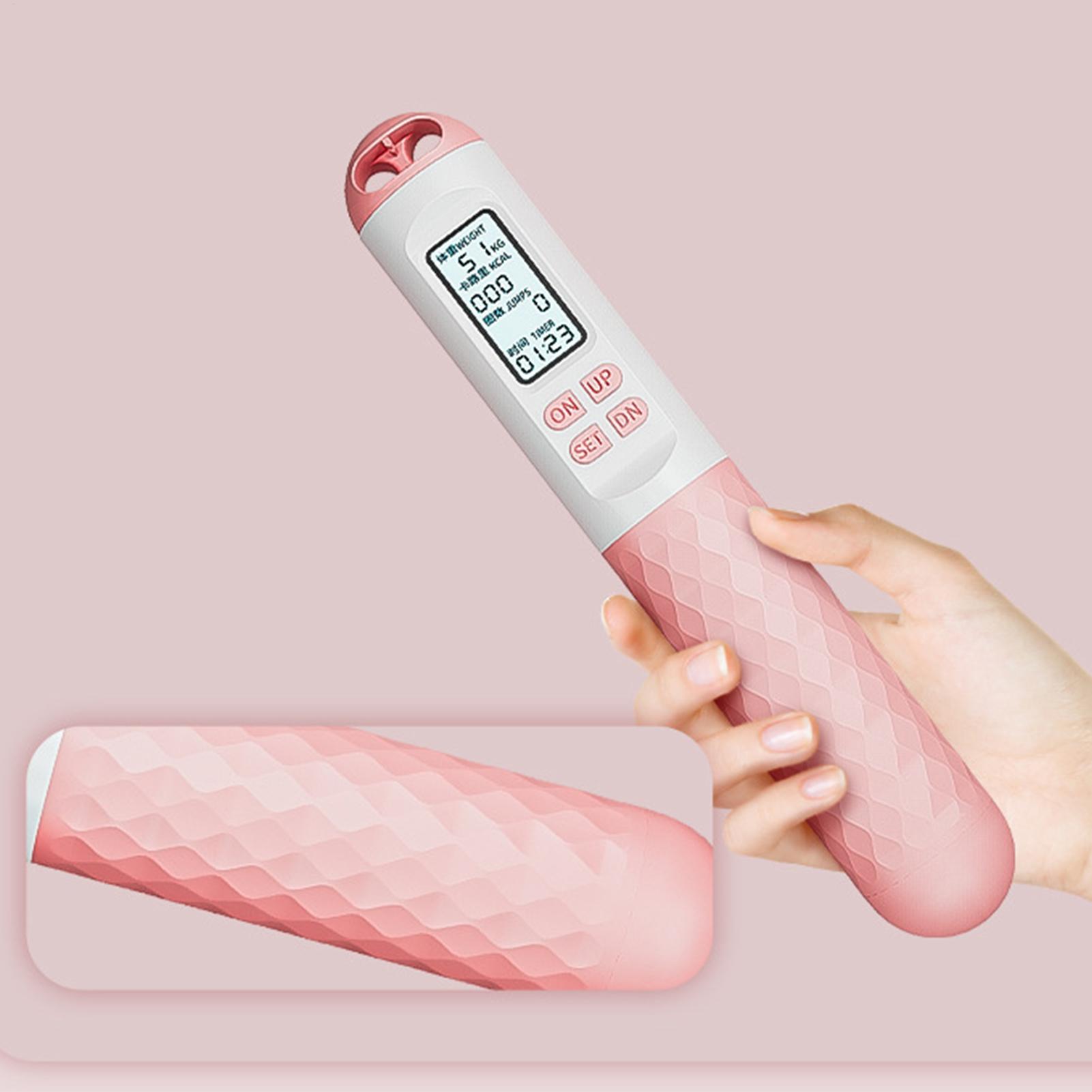 Smart Jump Rope Digital Counter - カウンター付きロープレス縄跳び フィットネスウェイト付き縄跳び スマートコードレスボールウェイト付きデジタルカウント縄跳び