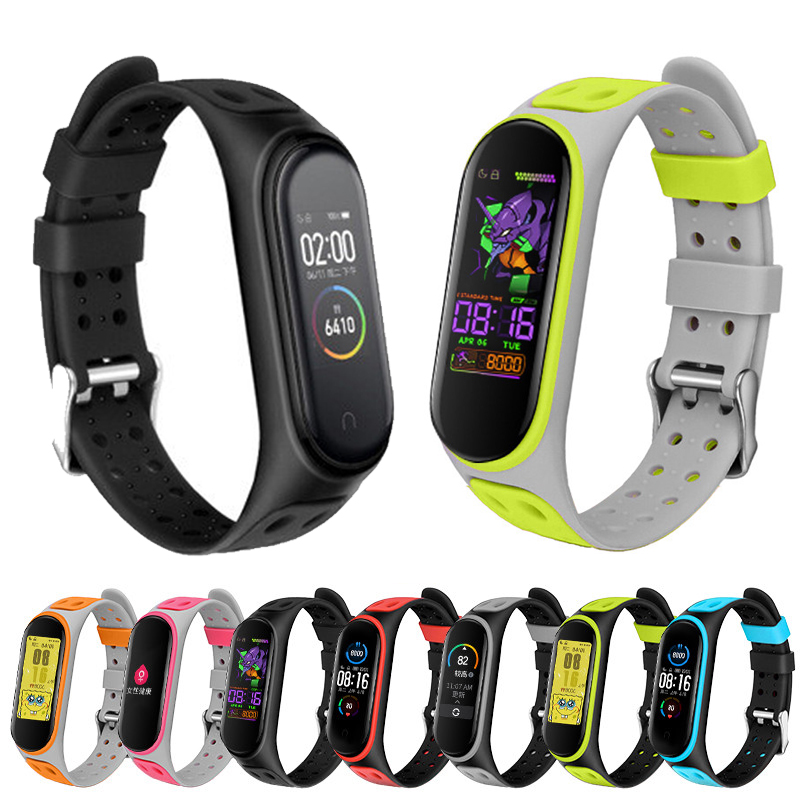 Resistance Bands Set With Handles - Mi バンド 3/4/5/6/7 2 色のシリコンストラップ交換スマートリストバンド Xiaomi