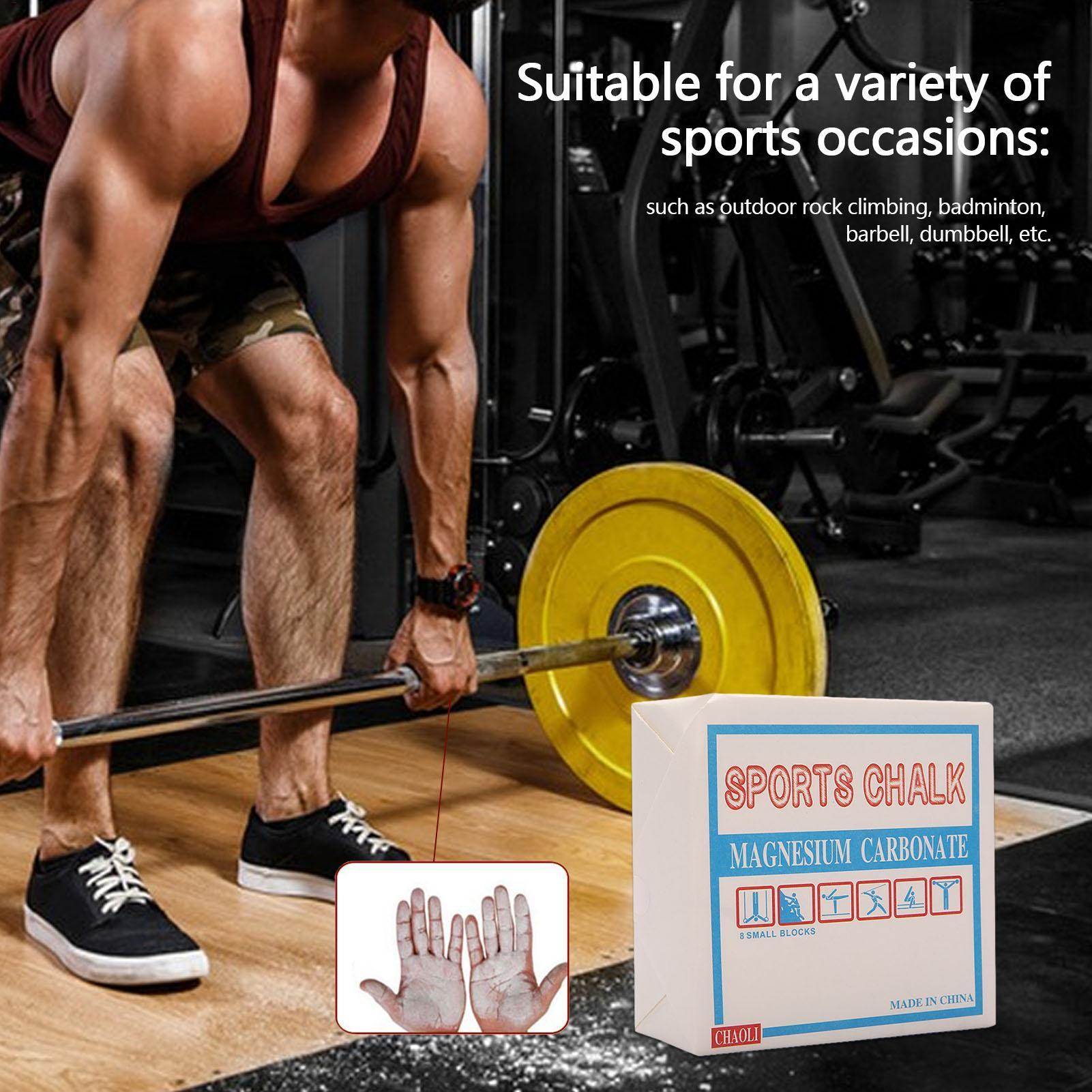 Gym Chalk Block Grip - 1個入りクライミングチョークブロック、滑り止め体操ハンドグリップパウダーブロック、ジムアクセサリー、ボディビルディング体操用グリップチョーク