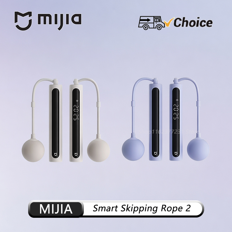 Smart Jump Rope Digital Counter - Mijia スマート縄跳び 2 デジタルカウンター調整可能カロリー計算スポーツフィットネスエクササイズ減量 CN