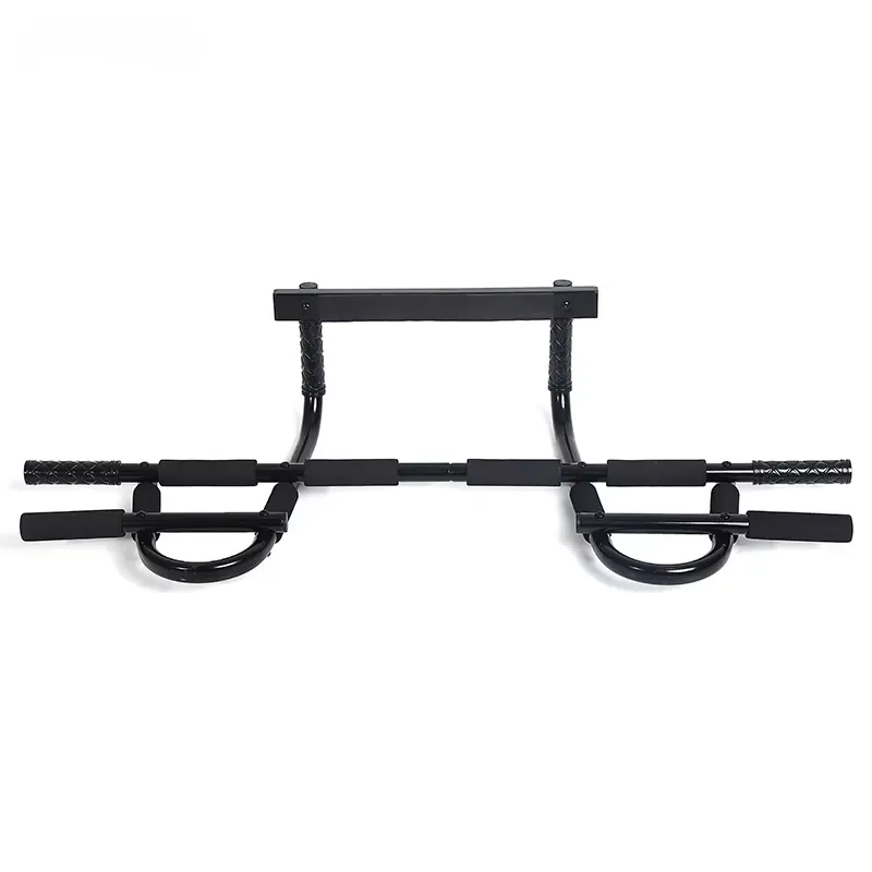 Door Pull Up Bar No Screw - ネジ不要のドアフレーム懸垂バー マルチグリップ ホームジム フィットネス機器 調節可能な懸垂トレーナー 筋力トレーニングツール