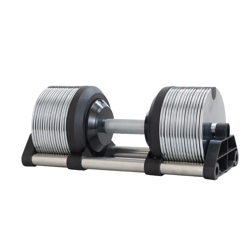 Adjustable Dumbbell Pair 40Kg - 調整可能なステンレス製ダンベル ジム機器 ボディビルダー フィットネス愛好家向け 鋳鉄製 輸出用