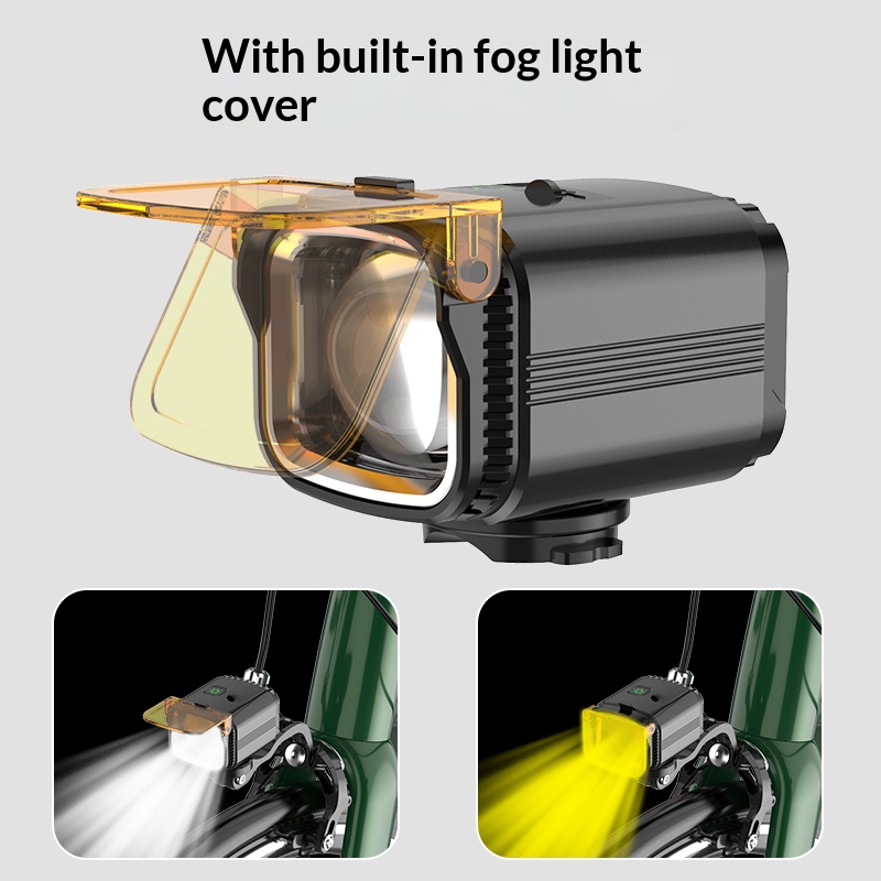 Rechargeable Bicycle Headlight 1000 Lumen - OFFBONDAGE ブロンプトン折りたたみ自転車用ライト フロント防水充電式自転車ヘッドライト 1000ルーメン MTBロードバイクライト