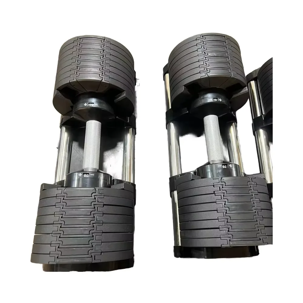 Adjustable Dumbbell Pair 40Kg - 調整可能なフリーダンベル ホームフィットネストレーニング ウェイトリフティング フリーウェイト