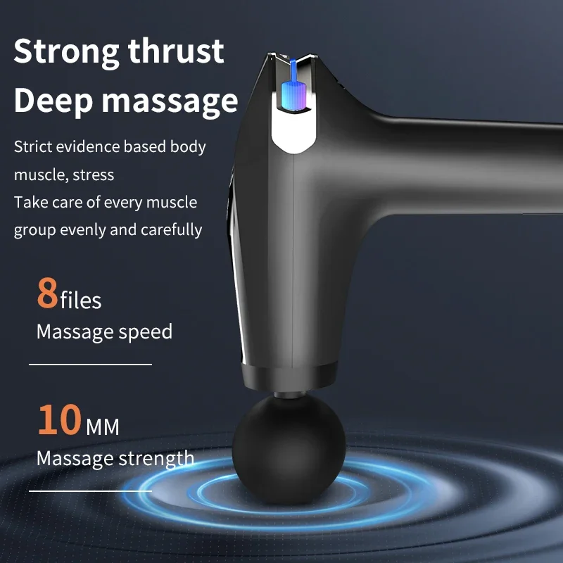 マッサージスティック マッサージガン 延長ハンドル付き 電動 - Electric Massage Gun Deep Tissue のレビューと価格
