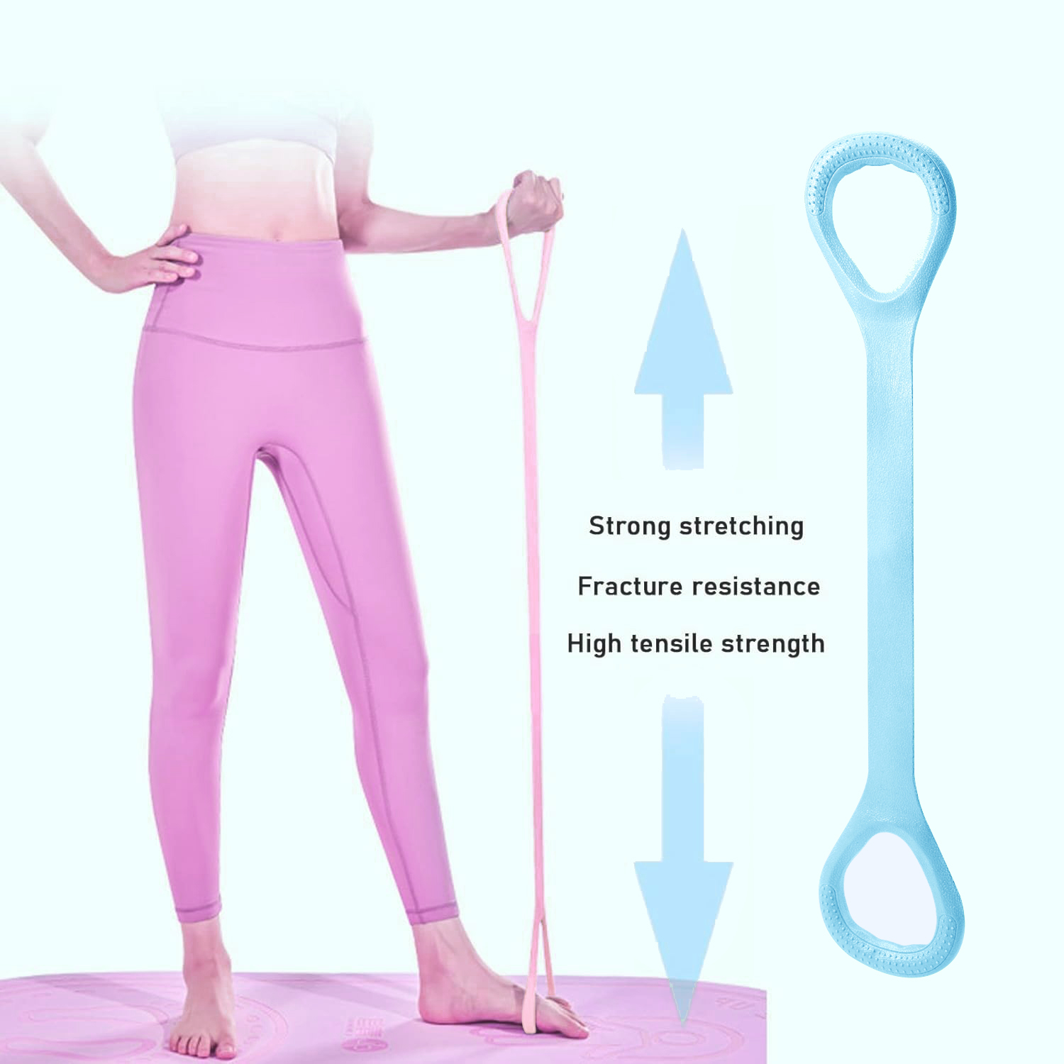 8本セット フィットネスレジスタンスバンド ワークアウト用  - Pilates Bar Kit With Resistance Bands のレビューと価格