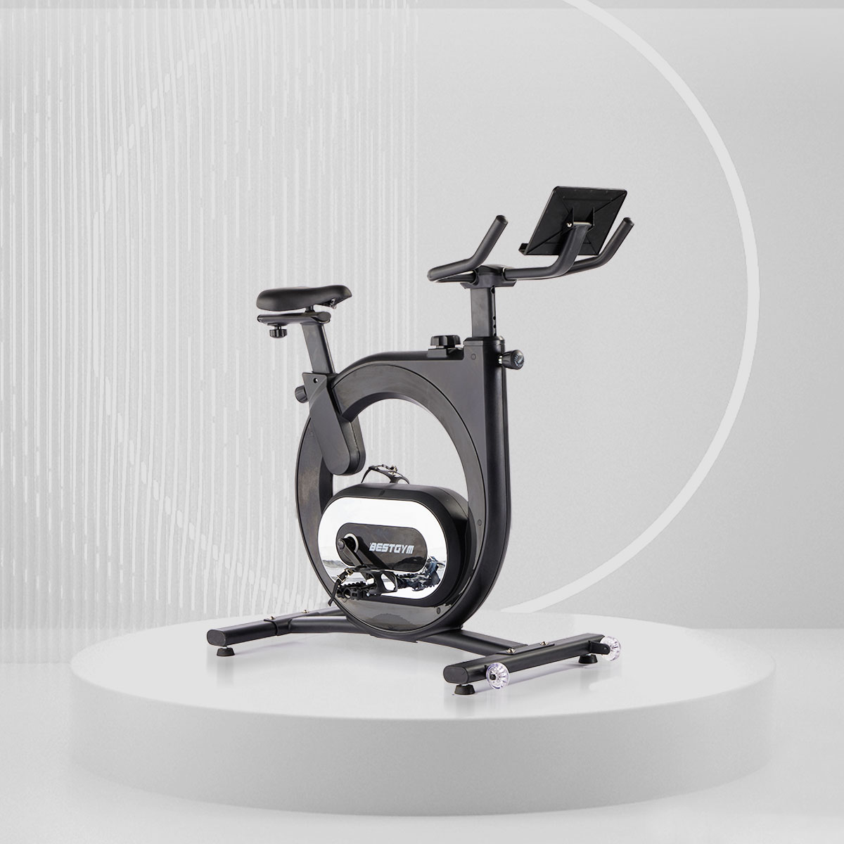 工場直販特価 調整可能モーター磁気抵抗筋力強化ベルト駆動スピ - Exercise Bike Magnetic Resistance のレビューと価格