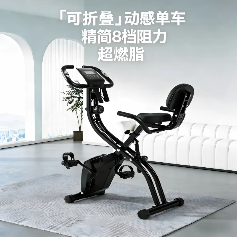 ミニ折りたたみ式磁気抵抗エクササイズバイク 室内ホームジムフ - Exercise Bike Magnetic Resistance のレビューと価格
