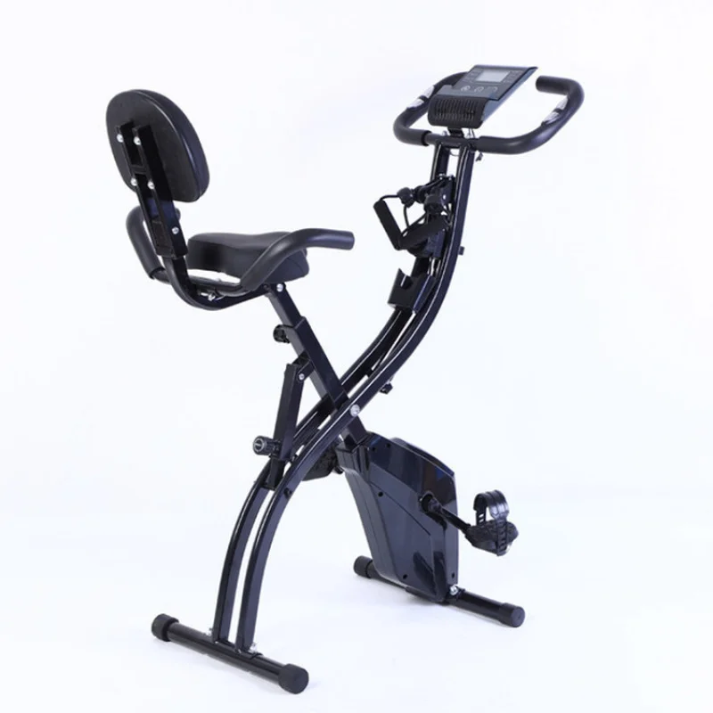 ミニ折りたたみ式磁気抵抗エクササイズバイク 室内ホームジムフ - Exercise Bike Magnetic Resistance のレビューと価格