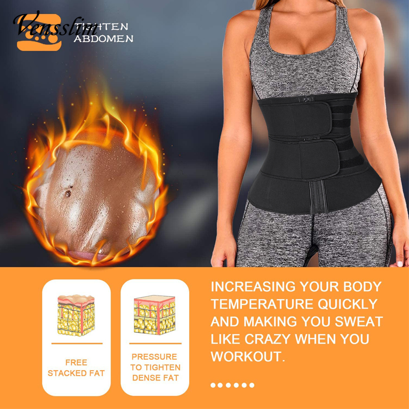 Vensslim-ウエストトレーナーネオプレンベルト、減量シ - Sweat Waist Trainer Belt Neoprene のレビューと価格