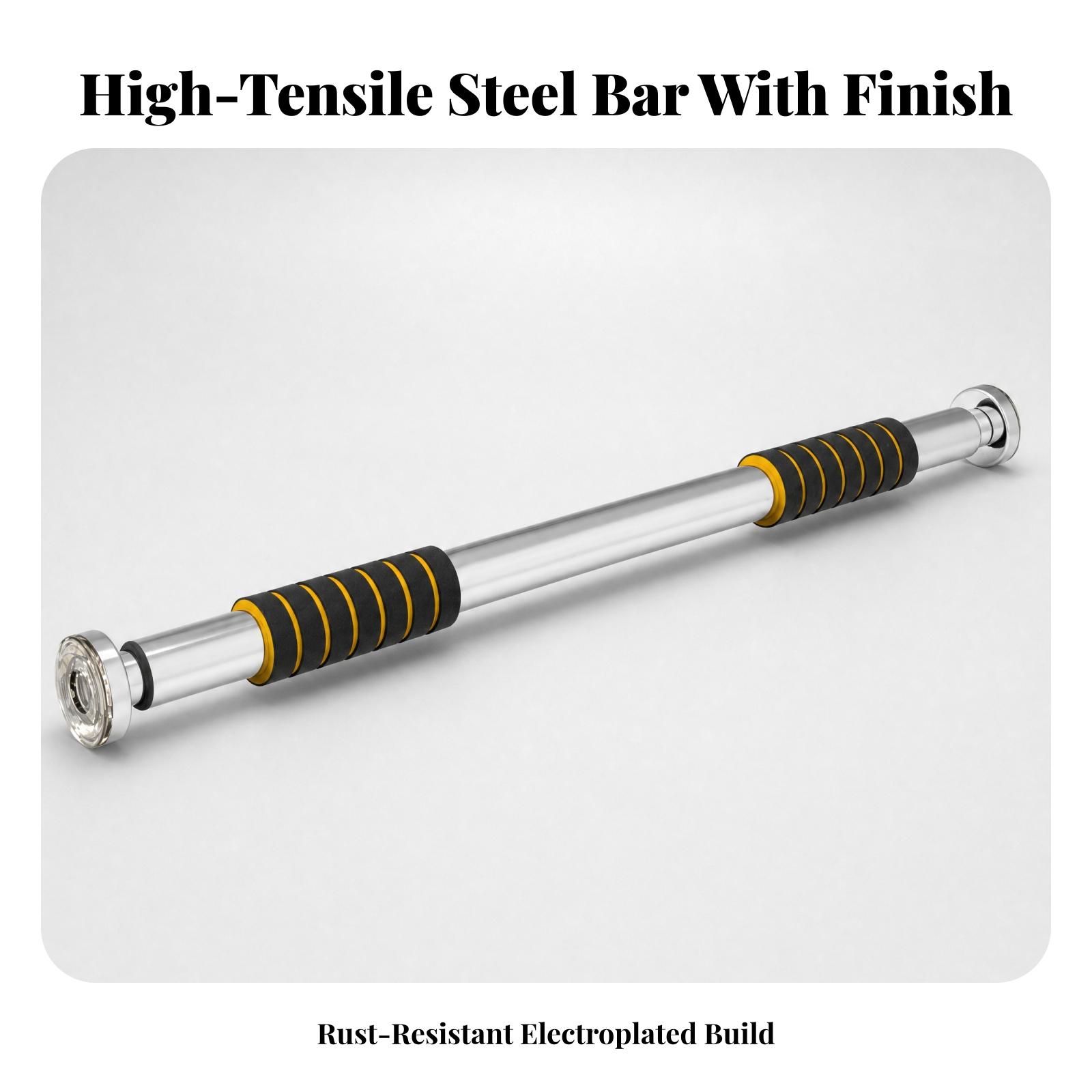 ポータブルドアフレーム懸垂バー ホームジム スチール製懸垂バ - Door Pull Up Bar No Screw のレビューと価格