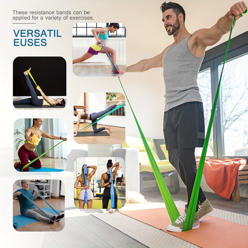 2/3/4/6 個のヨガレジスタンスバンド: 理学療法、フィ - Pilates Bar Kit With Resistance Bands のレビューと価格