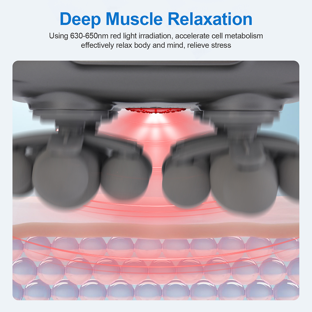 22ヘッド筋膜ガン、9段階強度調整、赤色光、全身リラックス、 - Electric Massage Gun Deep Tissue のレビューと価格