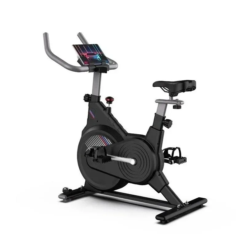 黒と白のエクササイズバイク、減量用、静音磁気抵抗式ホームジム - Exercise Bike Magnetic Resistance のレビューと価格