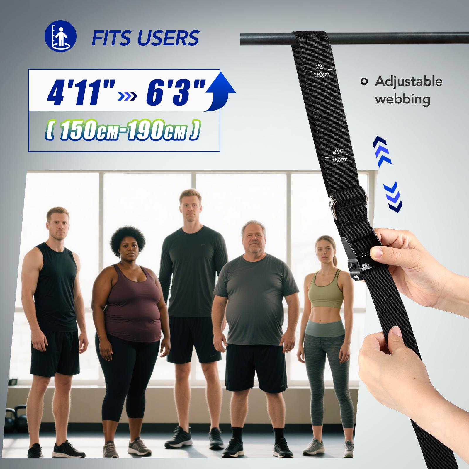 ヘビーデューティー懸垂補助バンドセット 4x80ポンド 調節 - Resistance Bands Set With Handles のレビューと価格