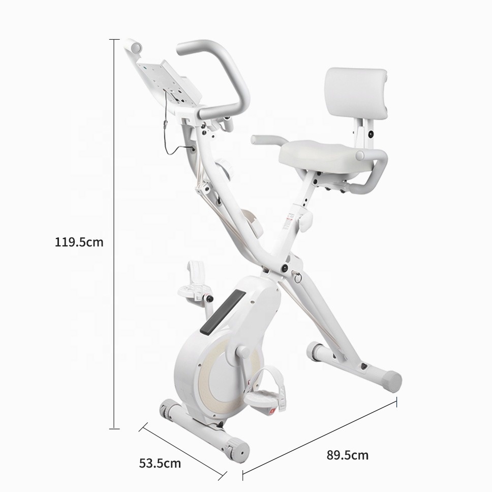 磁気抵抗式折りたたみエクササイズバイク（最大耐荷重120kg - Exercise Bike Magnetic Resistance のレビューと価格