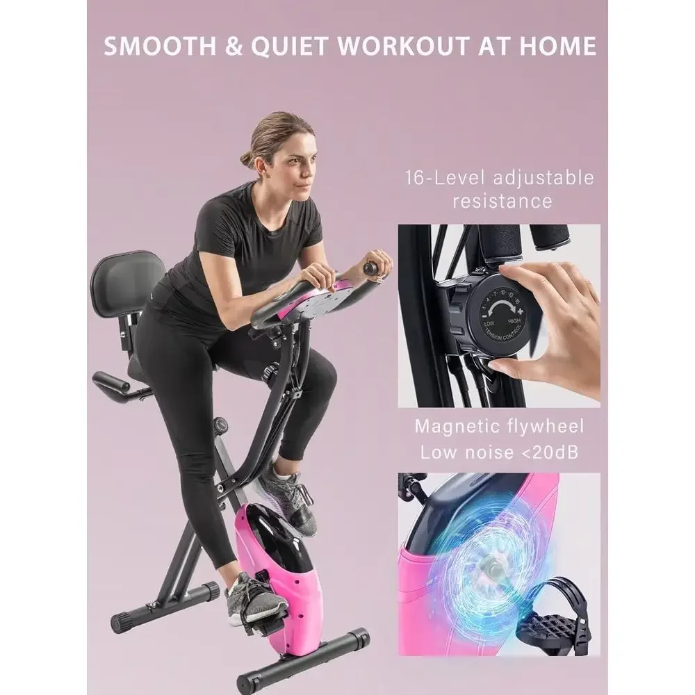 4-in-1リカンベント＆アップライトエクササイズバイク、1 - Exercise Bike Magnetic Resistance のレビューと価格