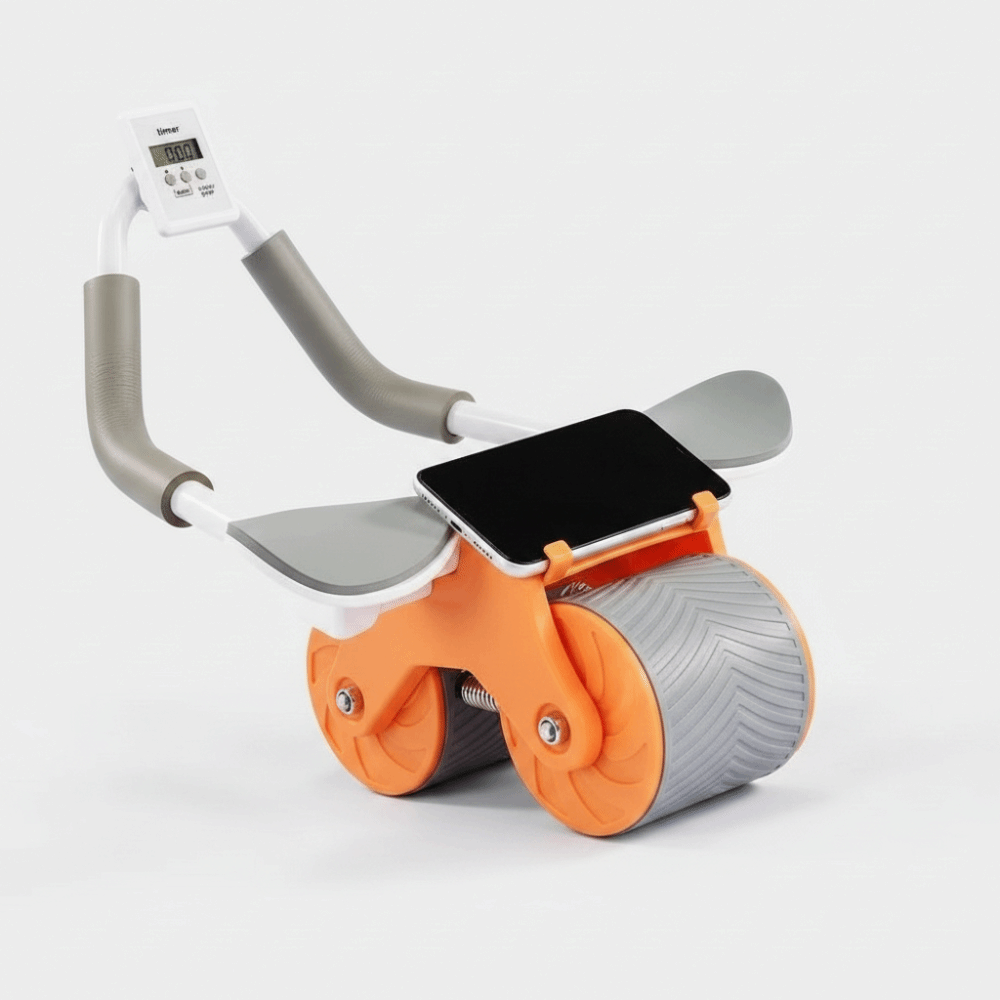 アップグレード版自動リバウンド腹筋ローラーホイール、膝マット - Ab Roller Wheel With Elbow Support のレビューと価格