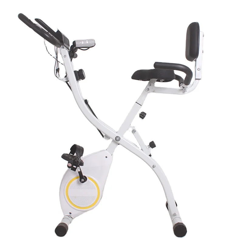 折りたたみ式高品質ホームジムスポーツ用品磁気抵抗フィットネス - Exercise Bike Magnetic Resistance のレビューと価格
