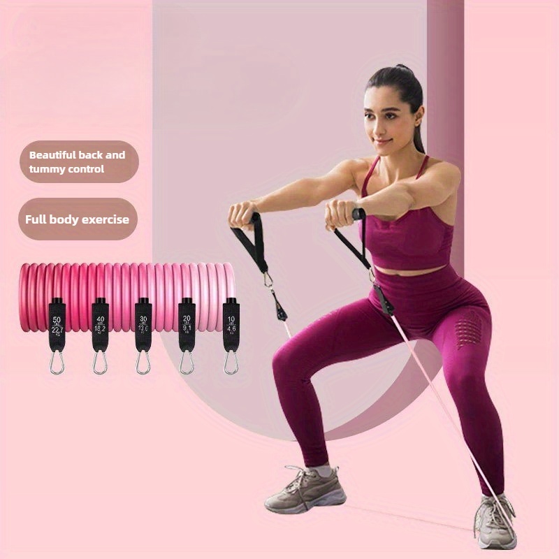 11点セット強化ピラティスバー、レジスタンスバンド付き、ホー - Pilates Bar Kit With Resistance Bands のレビューと価格