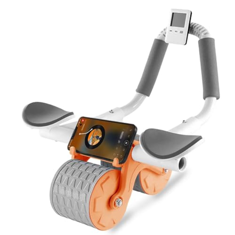 2026年改良版アブローラーホイール（膝マットとタイマー付き - Ab Roller Wheel With Elbow Support のレビューと価格
