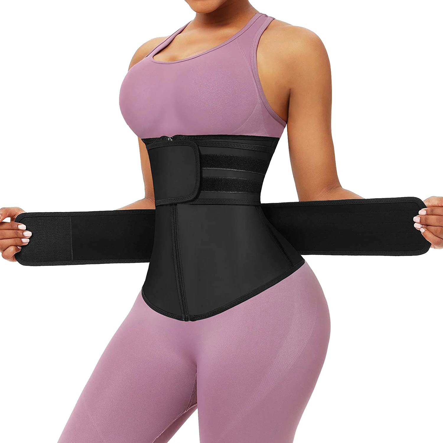 ネオプレン ウエスト トレーナー ワークアウト トリマー ベ - Sweat Waist Trainer Belt Neoprene のレビューと価格