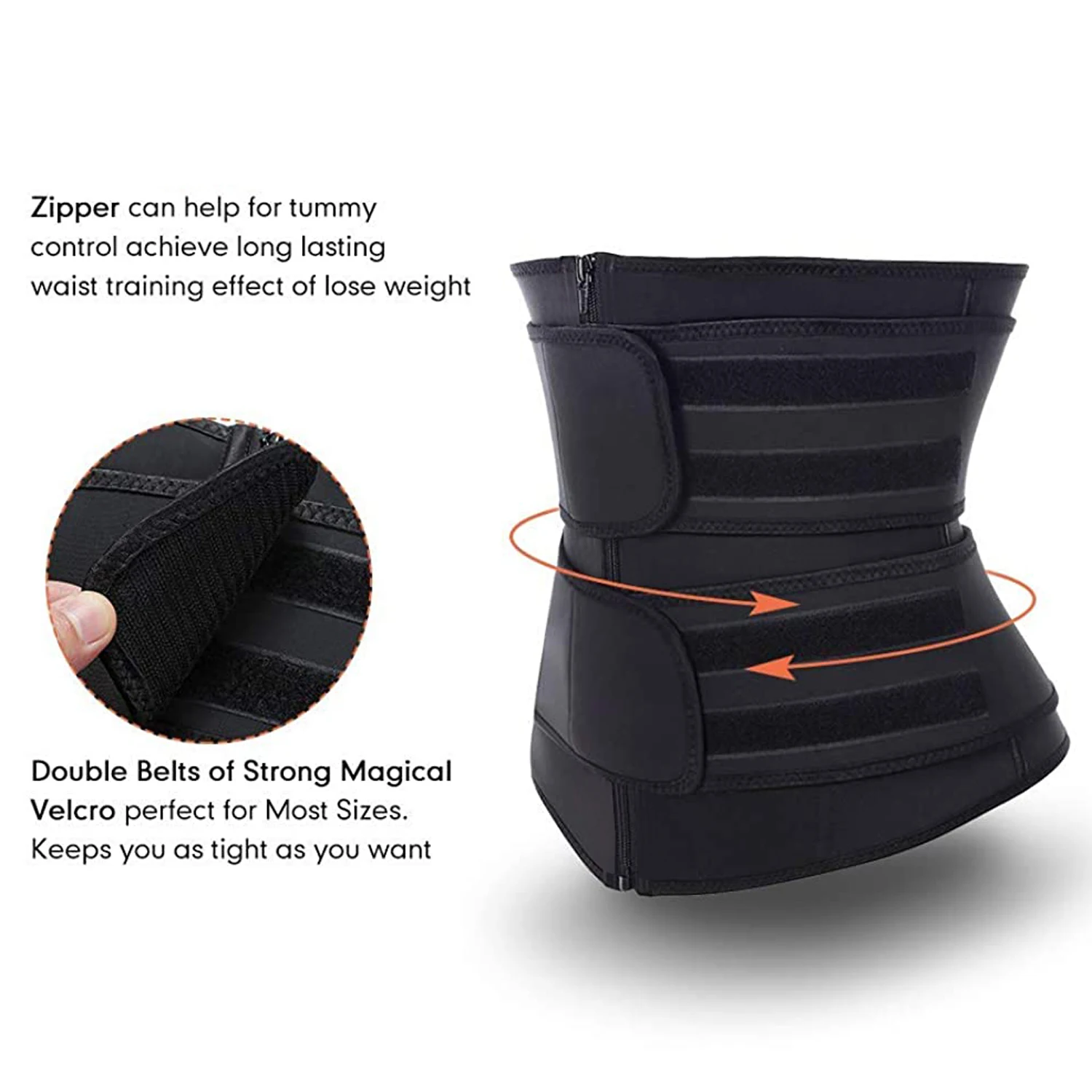 ネオプレン ウエスト トレーナー ワークアウト トリマー ベ - Sweat Waist Trainer Belt Neoprene のレビューと価格