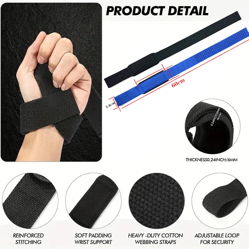 重量挙げリストストラップ 筋力トレーニング 調整可能 滑り止 - Wrist Wraps Weightlifting Support のレビューと価格