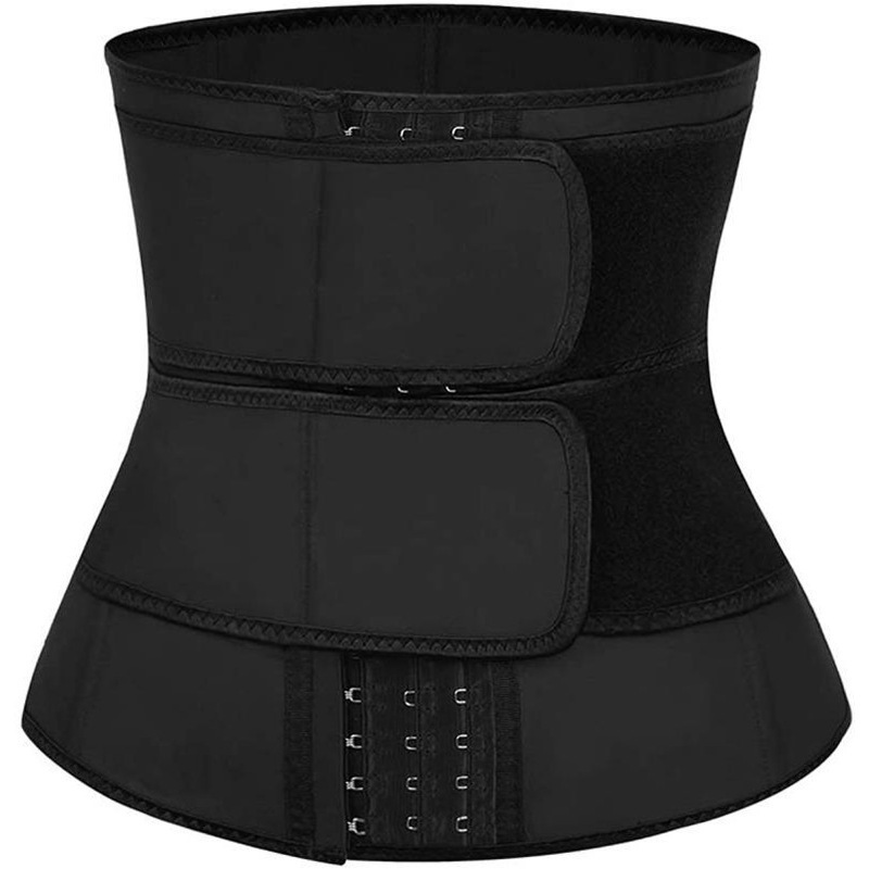 女性用ネオプレン製汗出しウエストトレーナー ダブルベルト ボ - Sweat Waist Trainer Belt Neoprene のレビューと価格