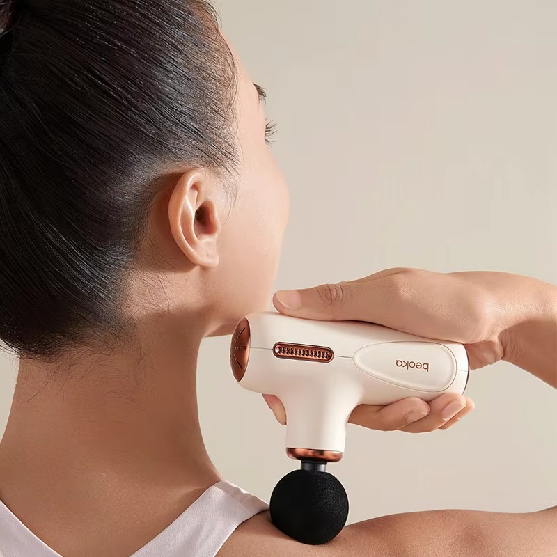 ミニ加熱マッサージガン 静音電動振動 深部組織筋肉マッサージ - Electric Massage Gun Deep Tissue のレビューと価格