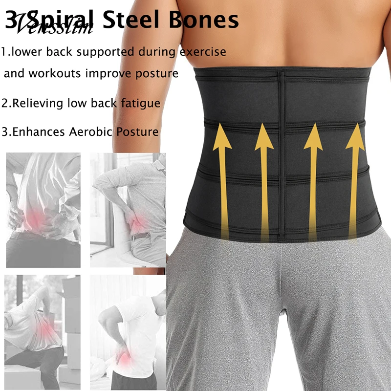 Vensslim 男性ウエストトレーナートリマーホットネオプ - Sweat Waist Trainer Belt Neoprene のレビューと価格