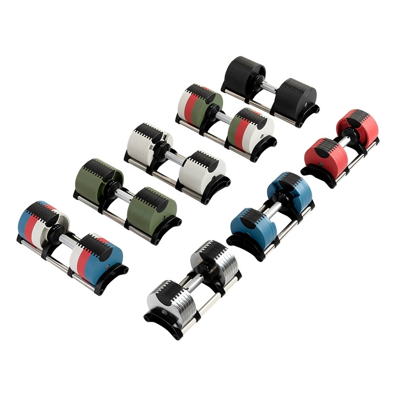 家庭用フィットネス鋳鉄メッキダンベル 自動交換機能付き40k - Adjustable Dumbbell Pair 40Kg のレビューと価格