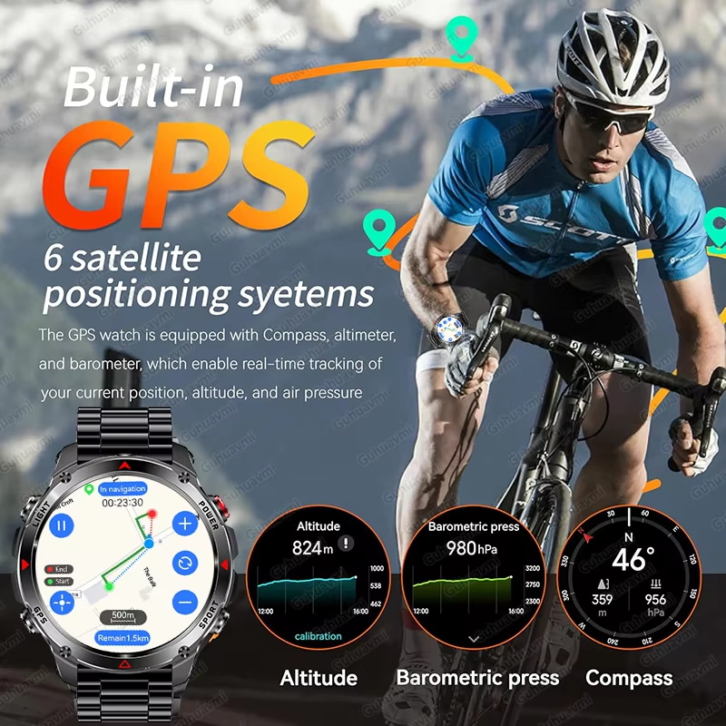 軍事用 540mAh GPS スマートウォッチ 3ATM 防 - Resistance Bands Set With Handles のレビューと価格