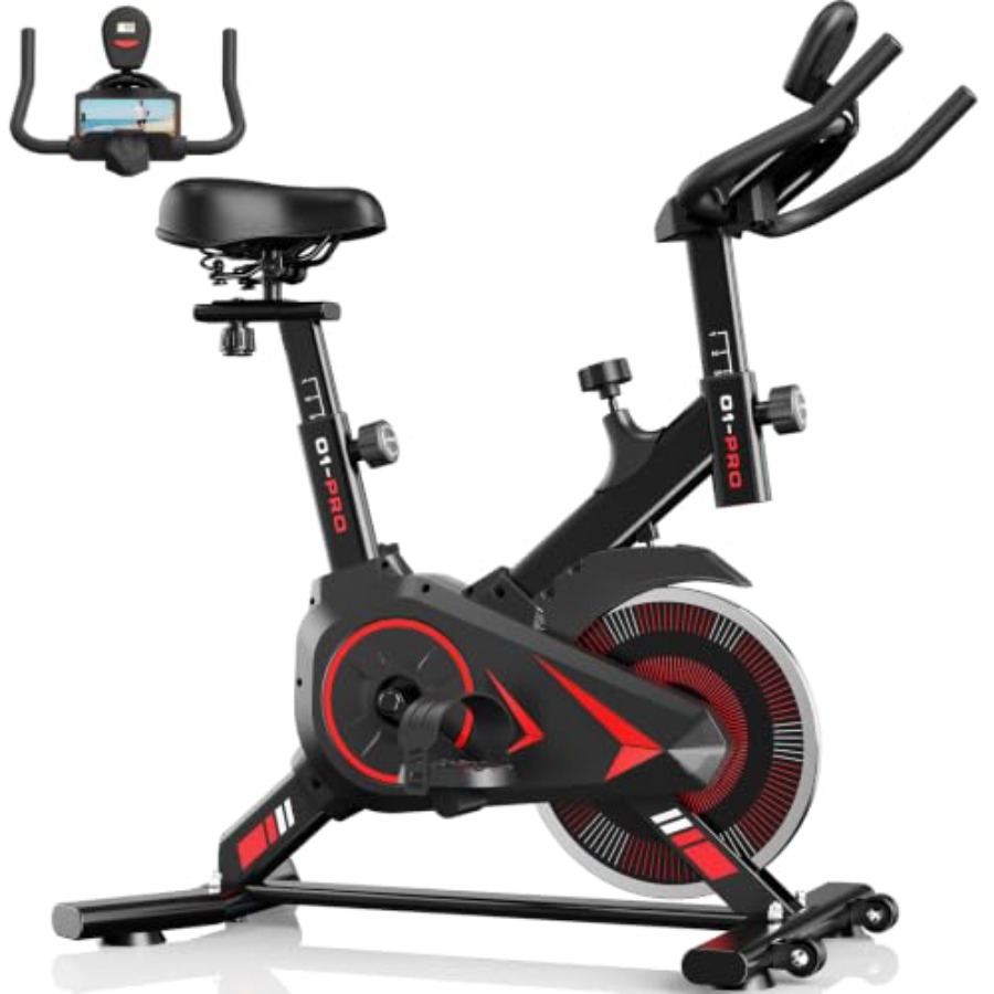 耐荷重350ポンド、スチールフレーム、黒色、スムーズな磁気抵 - Exercise Bike Magnetic Resistance のレビューと価格