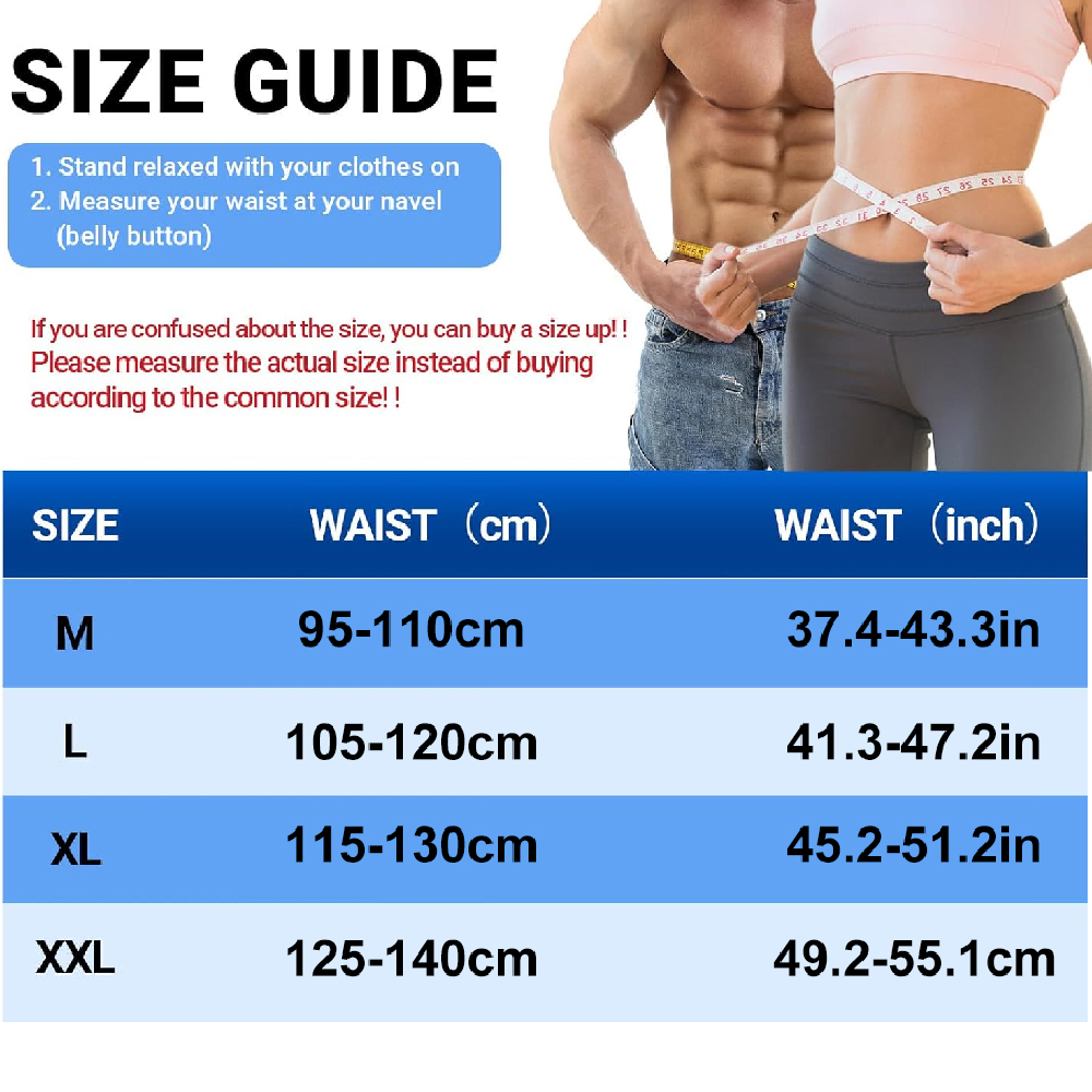 1PC メンズ ジッパー付きサウナウエストトレーナーベスト  - Sweat Waist Trainer Belt Neoprene のレビューと価格