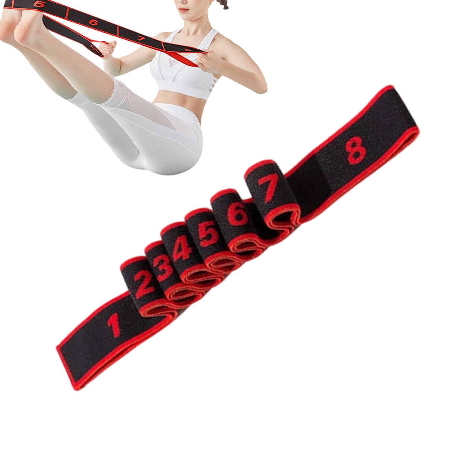 弾性ヨガストレッチストラップ ポータブル滑り止めグリップスト - Pilates Bar Kit With Resistance Bands のレビューと価格