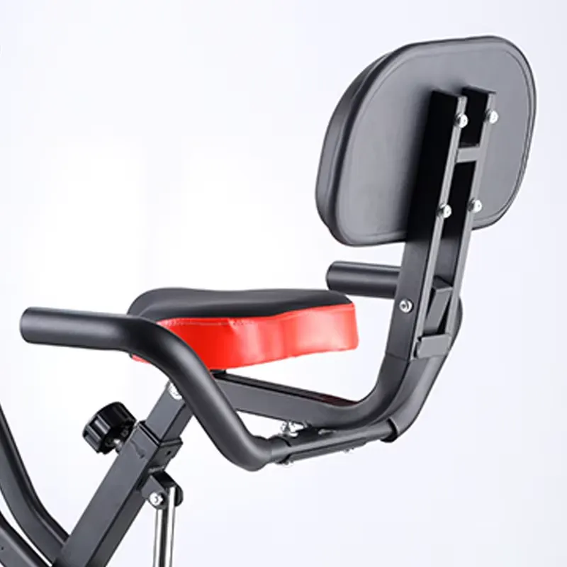 折りたたみ式自転車型フィットネスバイク、背もたれ付き、アーム - Exercise Bike Magnetic Resistance のレビューと価格