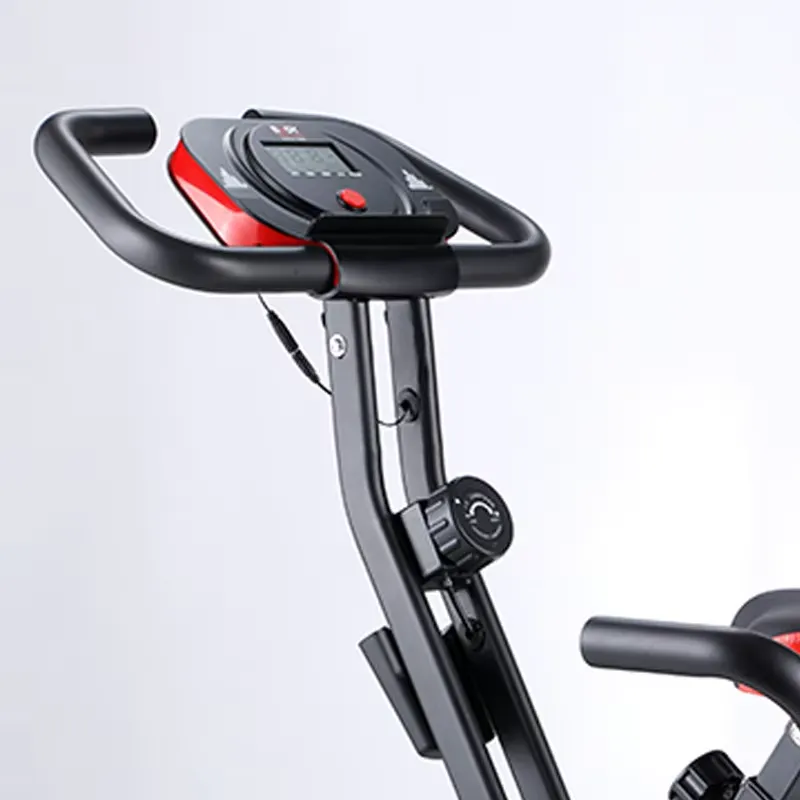 折りたたみ式自転車型フィットネスバイク、背もたれ付き、アーム - Exercise Bike Magnetic Resistance のレビューと価格
