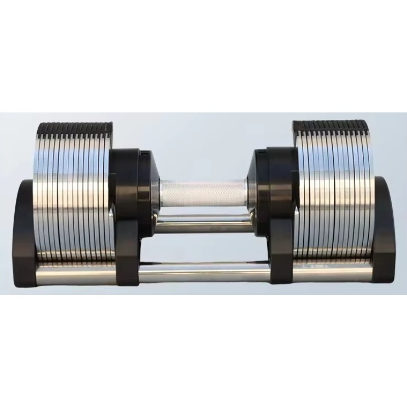 高品質40kg業務用ジム機器クロームメッキ調整可能ダンベルバ - Adjustable Dumbbell Pair 40Kg のレビューと価格