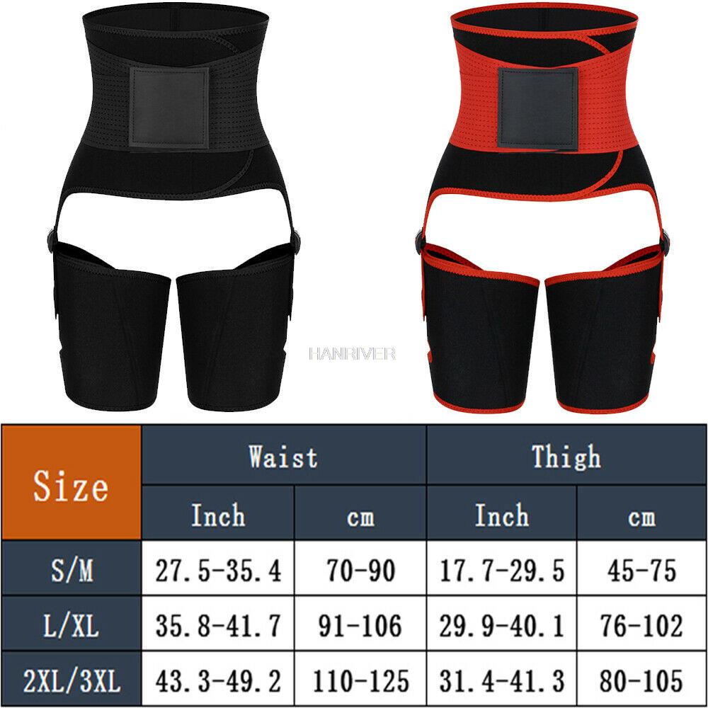 ウエストと太もものトリマー,ダブルコンプレッションベルト,レ - Sweat Waist Trainer Belt Neoprene のレビューと価格