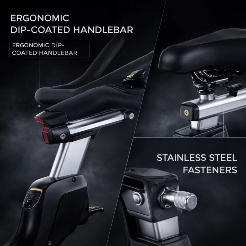 業務用エクササイズバイク、ジム用磁気抵抗スピンバイク、アルミ - Exercise Bike Magnetic Resistance のレビューと価格