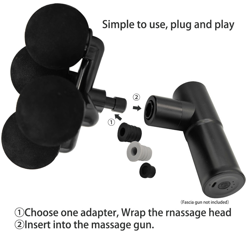 筋膜ガンクリエイティブマッサージヘッド、4ボール付き、プラス - Electric Massage Gun Deep Tissue のレビューと価格