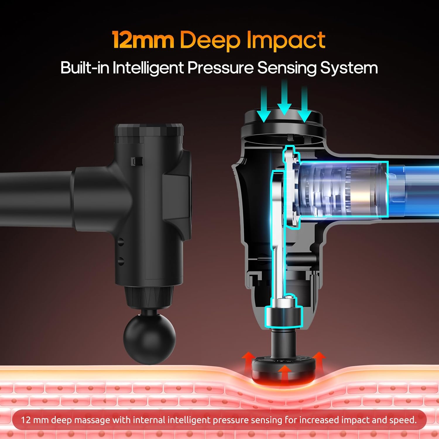 LINGTENG ディープティシューマッサージガン、ポータブ - Electric Massage Gun Deep Tissue のレビューと価格