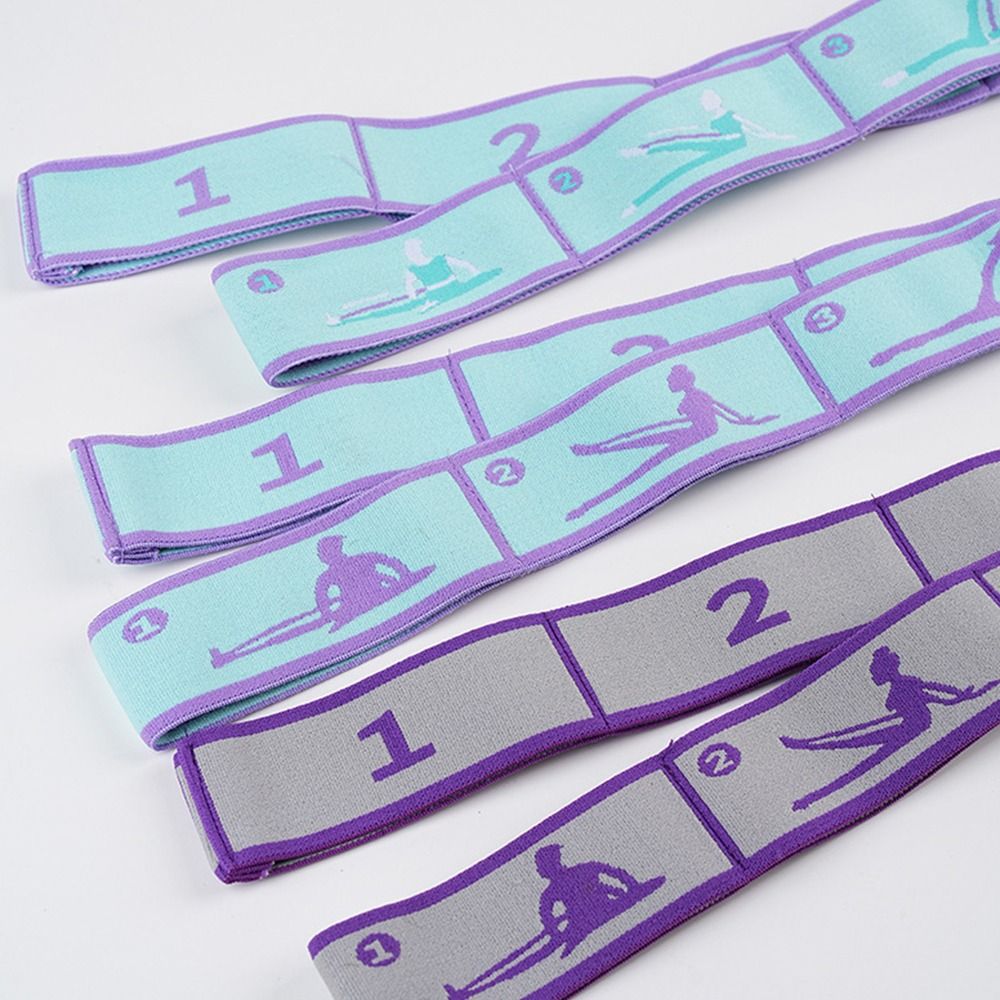 弾性ヨガ抵抗バンド ヨガストレッチベルト ダンスストレッチバ - Pilates Bar Kit With Resistance Bands のレビューと価格
