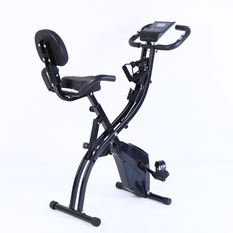 折りたたみ式マグネット式エクササイズバイク、調節可能な抵抗付 - Exercise Bike Magnetic Resistance のレビューと価格
